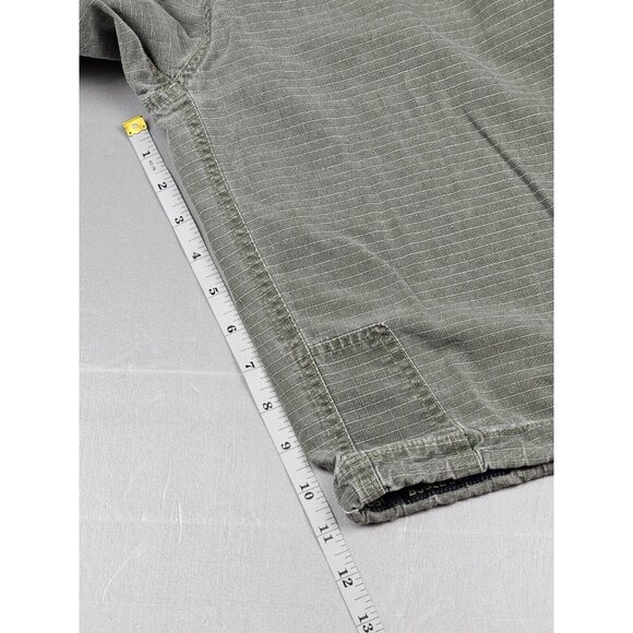 Vintage Bugle Boy Men's‎ 38 Cargo Shorts Ripstop Y2k Grey. - Picture 7 of 7
